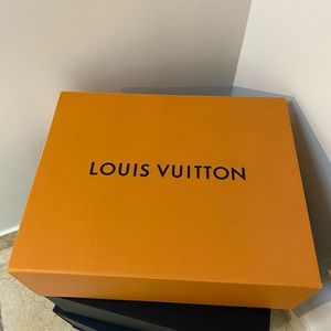 Louis Vuitton Magnetic Gift Box Orange Large LV Packaging